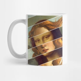 Venus by Sandro Botticelli and Mona Lisa of Leonardo Da Vinci Mug